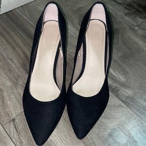 Suede heels